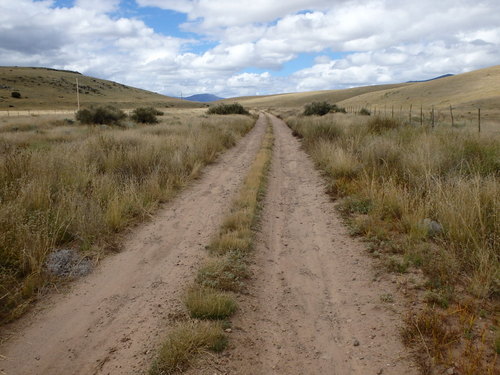 GDMBR: We're still riding the fenced road.